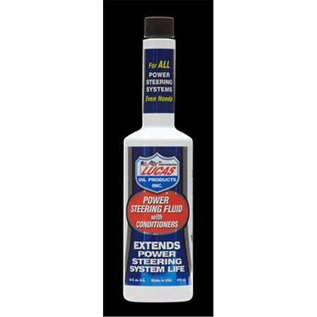 LUCAS OIL 10442 16 Oz. Power Steering Fluid With Conditioners L44-10442